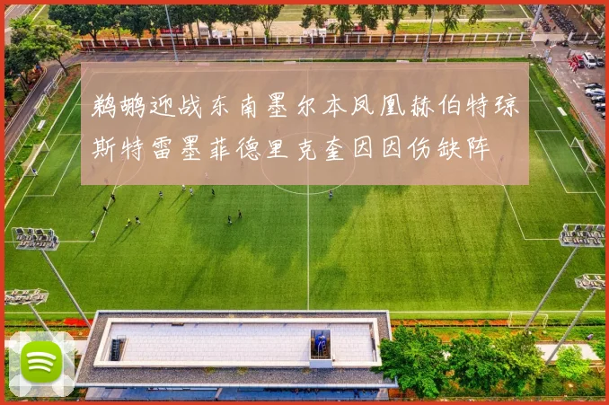 鹈鹕迎战东南墨尔本凤凰赫伯特琼斯特雷墨菲德里克奎因因伤缺阵